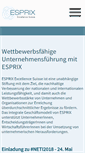 Mobile Screenshot of esprix.ch