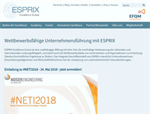 Tablet Screenshot of esprix.ch